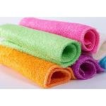Fioletowe Ręczniki do prania w pralce - 5 sztuk z włókna bambusowego 