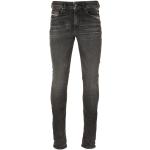 Czarne Jeansy rurki męskie dżinsowe o szerokości 32 o długości 32 marki Diesel Sleenker 