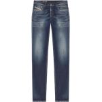 Niebieskie Jeansy rurki męskie dżinsowe marki Diesel Sleenker w rozmiarze L 