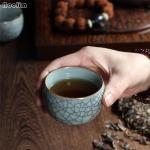 Wielokolorowe Kubki do herbaty - 2 sztuki ceramiczne 