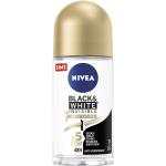 Przecenione Czarne Antyperspiranty damskie gładkie 50 ml wygładzające bez alkoholu marki NIVEA Made in Germany 