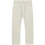 Beżowe Proste jeansy męskie z motywem słodyczy dżinsowe o szerokości 28 o długości 32 marki LEVI´S 501 w rozmiarze S 