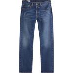Niebieskie Proste jeansy dżinsowe o szerokości 30 o długości 34 marki LEVI´S 501 w rozmiarze S 