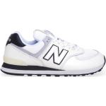 Białe Sneakersy sznurowane męskie z zamszu marki New Balance 574 w rozmiarze 40 