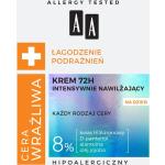 Przecenione Kremy na dzień z kwasem hialuronowym 50 ml wegańskie hipoalergiczne nawilżające bez barwników przyjazne zwierzętom na zaczerwienienia - efekt do 72h marki AA 