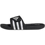 Czarne Buty na rzepy damskie Rzepy sportowe syntetyczne na lato marki adidas Adissage w rozmiarze 38 