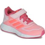 Przecenione Różowe Buty do biegania dla dzieci marki adidas Duramo 10 w rozmiarze 28 - wysokość obcasa od 3cm do 5cm 