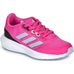 Różowe Niskie sneakersy dla dzieci marki adidas Runfalcon w rozmiarze 28 - wysokość obcasa do 3cm 