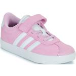 Różowe Niskie sneakersy dla dzieci marki adidas Court w rozmiarze 33,5 - wysokość obcasa do 3cm 