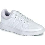 Białe Niskie sneakersy damskie marki adidas Hoops w rozmiarze 36 - wysokość obcasa do 3cm 