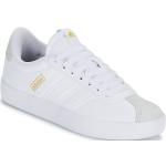 Białe Niskie sneakersy damskie marki adidas Court w rozmiarze 37,5 - wysokość obcasa do 3cm 