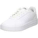 Białe Wysokie sneakersy damskie sportowe marki adidas Court w rozmiarze 44 