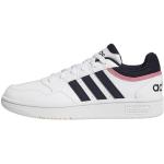adidas Damskie buty sportowe Hoops 3.0 Low Classic do koszykówki, Ftwr biały legenda atrament różowy odcień, 37 1/3 EU