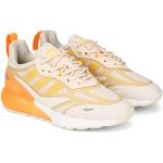 adidas Damskie Zx 2k Boost 2.0 W Gymnastikschuh, Wonder White Orange odcień Solar Gold, 36 EU
