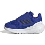Niebieskie Sneakersy na rzepy dla dzieci Rzepy sportowe marki adidas Runfalcon w rozmiarze 25 