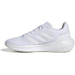 Białe Trampki sznurowane damskie sportowe marki adidas Runfalcon w rozmiarze 44 - wysokość obcasa do 3cm 