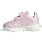 Różowe Buty do fitnessu dla dzieci Rzepy sportowe chromowane marki adidas Cloudfoam w rozmiarze 25 