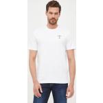 Aeronautica Militare t-shirt bawełniany kolor biały gładki
