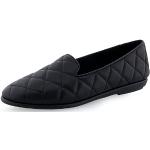 Czarne Mokasyny skórzane damskie pikowane eleganckie syntetyczne marki Aerosoles w rozmiarze 40,5 