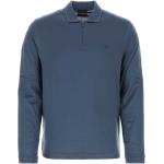 Niebieskie Koszulki polo eleganckie marki Emporio Armani w rozmiarze XL 