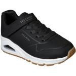 Czarne Sneakersy na rzepy dla dzieci syntetyczne marki Skechers w rozmiarze 38 