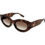 Alexander McQueen, Mq0324S Sunglasses Brązowy, female,