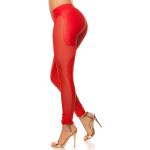 Czerwone Jeansy damskie w rozmiarze XL 