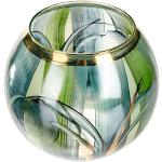 Zielone Wazony szklane w nowoczesnym stylu o wysokości 15 cm 