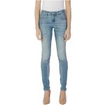 Niebieskie Jeansy rurki damskie Skinny fit dżinsowe o szerokości 26 o długości 30 na wiosnę marki Guess w rozmiarze XXS 