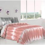 Różowe Narzuty na łóżko w nowoczesnym stylu z poliestru marki Antilo 