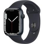 Czarne Smartwatche z funkcją powiadomień z wyświetlaczem OLED z opaską marki Apple Watch 