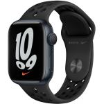 Czarne Smartwatche z GPS do biegania z wyświetlaczem OLED z opaską marki Apple Watch 