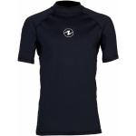 Czarne Koszule z krótkim rękawem męskie z krótkimi rękawami sportowe marki Aqua Lung w rozmiarze S 