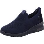 Niebieskie Wysokie sneakersy damskie z Goretexu sportowe marki Ara w rozmiarze 37 