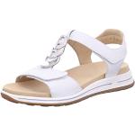 Białe Sandały damskie na lato marki Ara Osaka w rozmiarze 41 