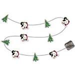 ARDITEX WD13434 Boże Narodzenie wieniec z 10 ciepłych diod LED - 165cm. Disney-Mickey
