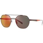 Armani Exchange okulary przeciwsłoneczne 0AX2041S męskie kolor brązowy
