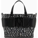 Czarne Shopper bags damskie marki Armani Exchange 