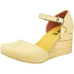 Żółte Sandały na koturnie damskie na lato marki Art w rozmiarze 38 