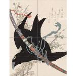 Artery8 Hokusai The Sword Kogarasumaru of Minamoto