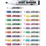 Artline markery do tkanin 19 kolorów