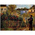 ArtPlaza Claude-Monet Painting in his Garden w Arg