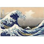 ArtPlaza Hokusai Katsushika - A big wave off Kanag