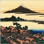 ArtPlaza Hokusai Katsushika - Dawn at Isawa in the