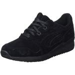 Czarne Sneakersy męskie w stylu retro ze skóry syntetycznej marki Asics Gel Lyte III w rozmiarze 37,5 