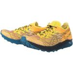 ASICS Fujitrabuco Speed buty do biegania w terenie, dla mężczyzn, czarne, pomarańczowe, Złoty żółty atrament turkusowy, 43.5 EU