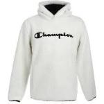 Białe Swetry z kapturem eleganckie polarowe marki Champion w rozmiarze XL 