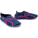 Granatowe Buty na rzepy dla dzieci marki Axim w rozmiarze 36 