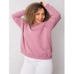 Różowe Bluzy damskie eleganckie z kolekcji plus size w rozmiarze dużym 