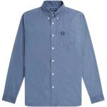 Niebieskie Koszule eleganckie męskie w stylu casual marki Fred Perry w rozmiarze L 